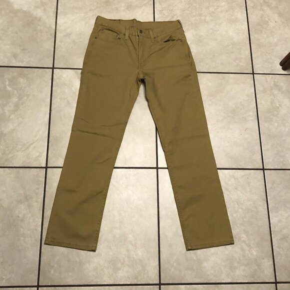 Levi’s 514 Straight Fit Stretch Khaki Pants - 32x32 - Picture 1 of 5